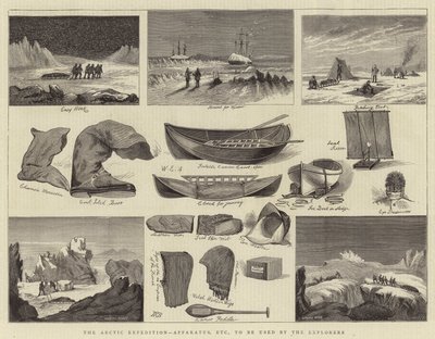 De Arctische Expeditie, Apparatuur, enz., te gebruiken door de Ontdekkingsreizigers door William Edward Atkins